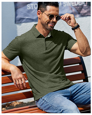 Casual Collared Polo Shirt for men