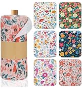 IANFEPH 36 Pack Reusable Paper Towels Roll, Washable Paperless Cotton Cloth Kitchen Towel 9.8" x ...