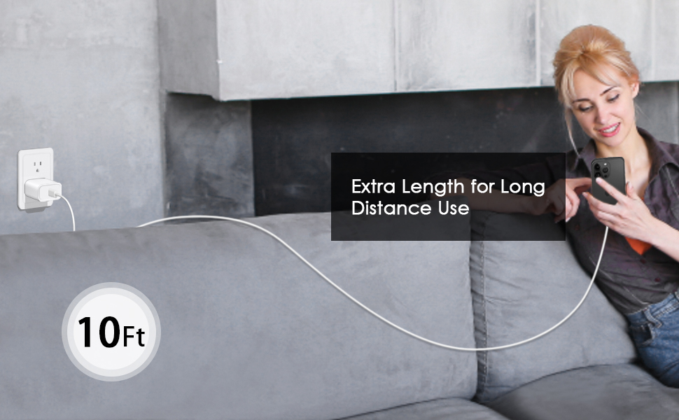 Extra Length for Long Distance Use