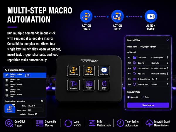 streaming deck stream macro pad keypad keyboard key custom programmable gaming shortcut customized