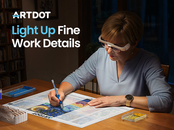 magnifying glasses for your diamond painting work