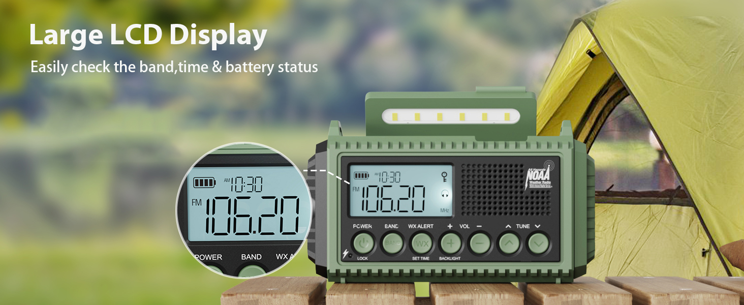 Weather Radio with LCD Display