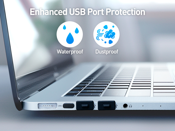 Combo-Pack USB-C and USB Port Covers