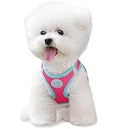 PHOEPET Step-in Dog Harness,Reflective Adjustable Dog Vest Harness, Soft Pet Walking Jacket with ...