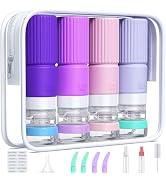 18pack Travel Bottles for Toiletries,TSA Approved Silicone Travel Containers for Toiletries,Leak ...