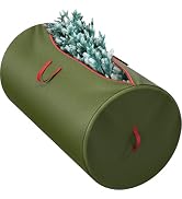 Simple Houseware 9 ft Heavy-Duty Christmas Tree Storage Bag with 2-Way Carrying, Green
