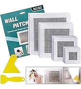 Seloom 15 Pcs Drywall Repair Kit, 2/4/6/8 Inch Self Adhesive Fiberglass Mesh Wall Repair Patches,...