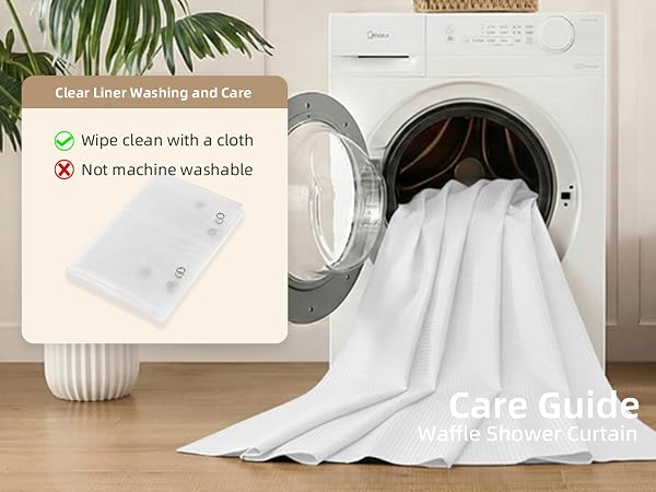 washable shower curtain