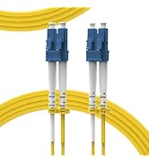 KeepFly Fiber OS2 LC to LC Single Mode Fiber Patch Cable 1m(3ft),Length Option:0.2m-50m,10GB SMF ...