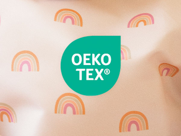 Tiny Twinkle Mess-proof Fabric is OEKO TEX Standard 100