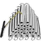 Eurmax USA Trampoline Springs Heavy Duty Stainless Steel Replacement Springs Trampoline Accessori...