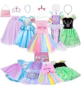 Meland Princess Dress Up - Dress Up Clothes for Girls with Toys,Christmas Birthday Gift for Toddl...