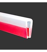 Clear Rubber Edge Trim, Self-Adhesive Clear Rubber Edge Trim, Edge Protector for Sheet Metal, Gla...