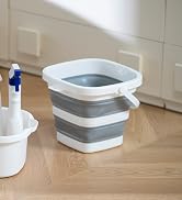 Goderewild Collapsible Bucket Mop Bucket 2.6 Gallon(10L) for House Cleaning, Travel, and More - L...