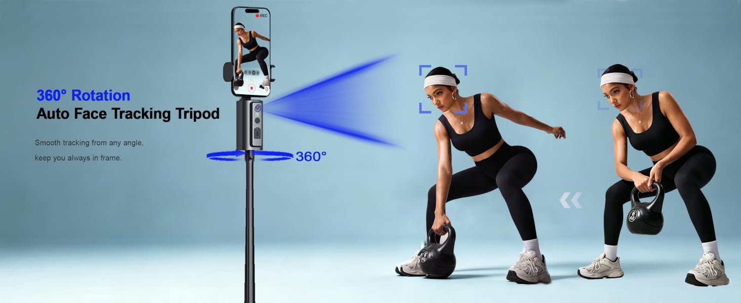 auto face tracking tripod