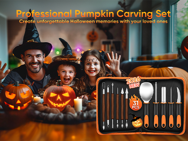 pumpkin carving set