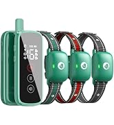Touch-Screen Dog Shock Collar with Security Lock, 2600FT Dog Training Collar Features 3 Training ...
