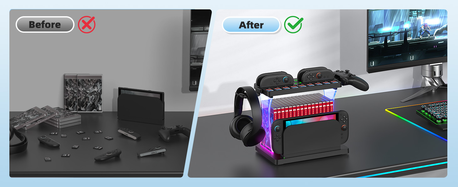 Switch 2 Accessories Organizer
