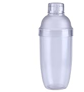 Cocktail Shaker,Anti-leakage Transparent PC Resin Milk Tea Cocktail Drink Shaker Bar Tool 700C Sh...