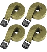 PEASUG Tie Down Straps, 4 Pcs Lashing Small Ratchet Straps with Buckles, 1" x 11.5' Adjustable Si...