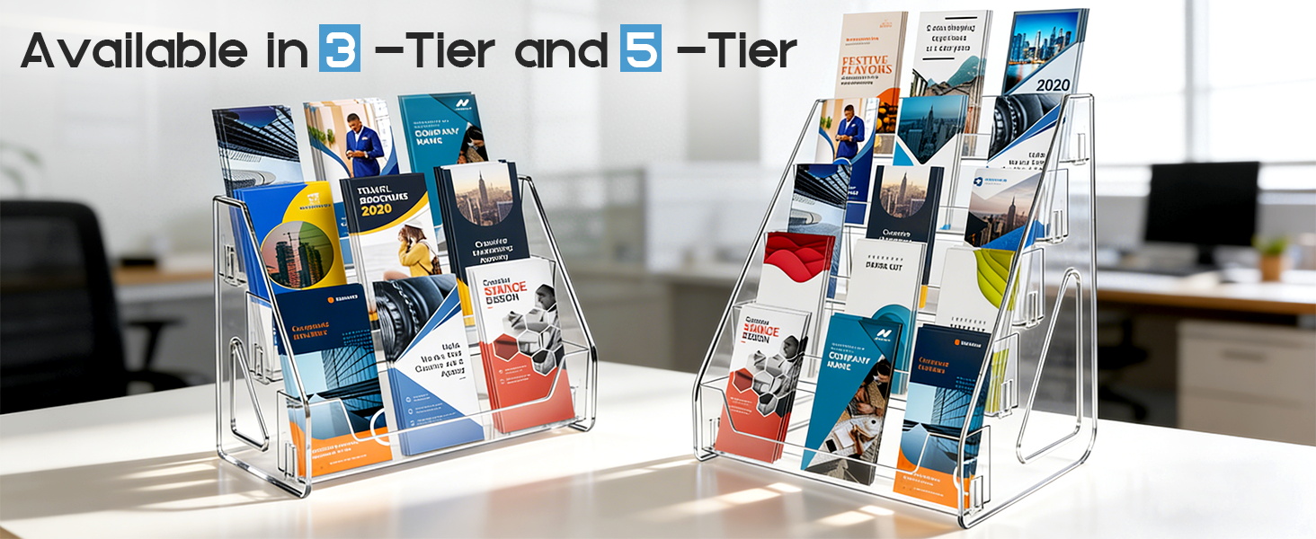 the rack is available in 3 tier and 5 tier, you can choose which you need
