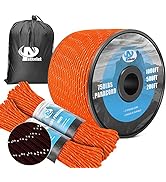 750Ib Reflective Paracord Rope,100' 200' 500' 1000',4mm 11 Strand Parachute Spool Cord with Colle...