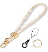 Fishent Keychain Wristlet lanyard, Cute Key Chain Holder, Upgraded Woven Wrist Lanyard for Keys, ...