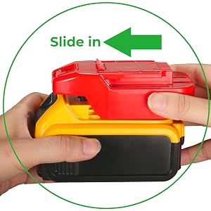 for dewalt 20V Batter Powering
