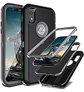 YmhxcY for iPhone XR Case Shockproof Dropproof Dust-Proof Drop Proof 3-Layer Durable Phone Case H...