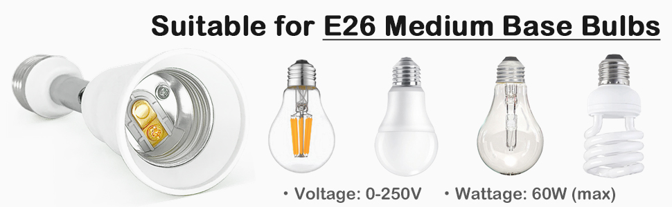 e26 socket extender