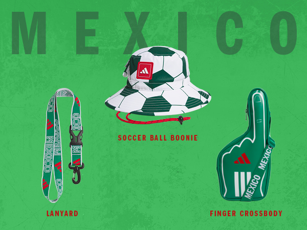 Mexico Lanyard Soccer Ball Boonie Finger Crossbody