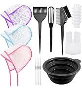 YOOVR 19PCS Hair Bleach Highlighting Kit with Hair Dye Brush and Bowl Set Color Whisk, Highlight ...