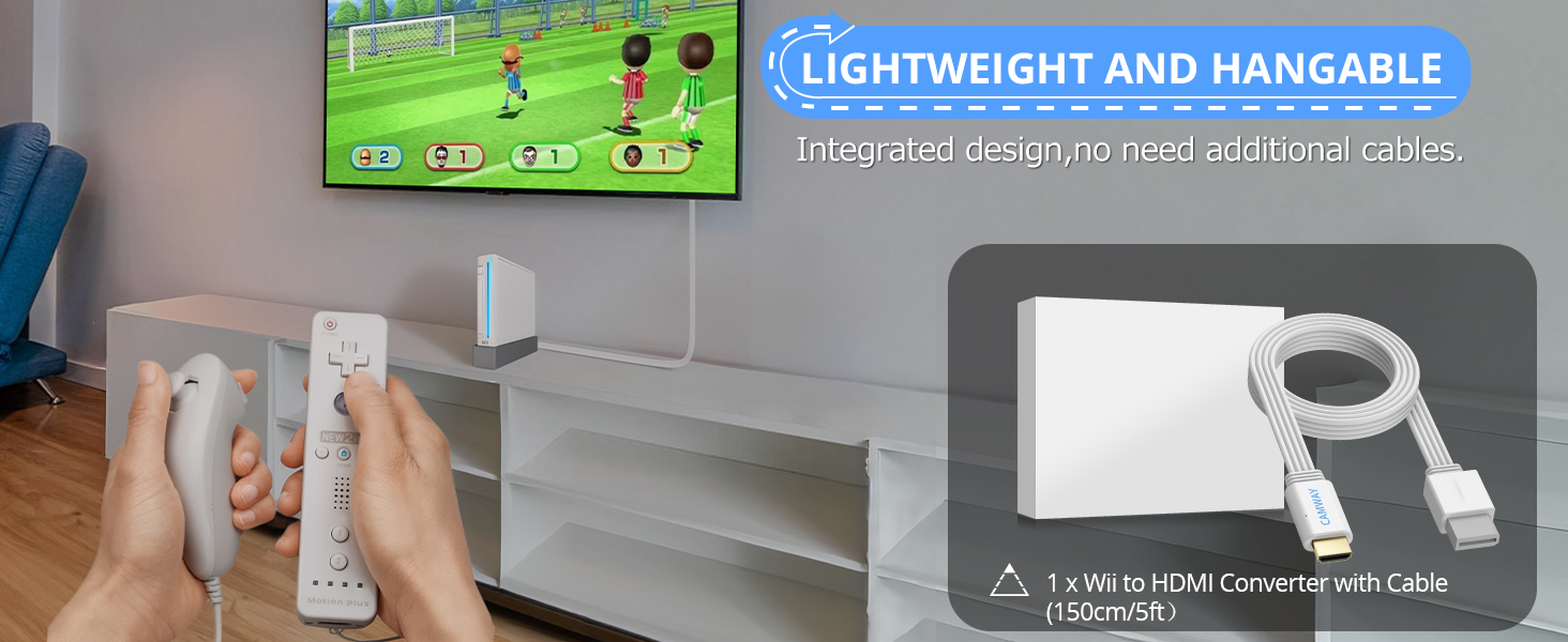 CAMWAY Wii to HDMI Converter