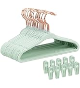 Tonswachic Baby Hangers 11 Inch, 50 Pack Velvet Baby Clothes Hangers Non-Slip Ultra-Slim Children...