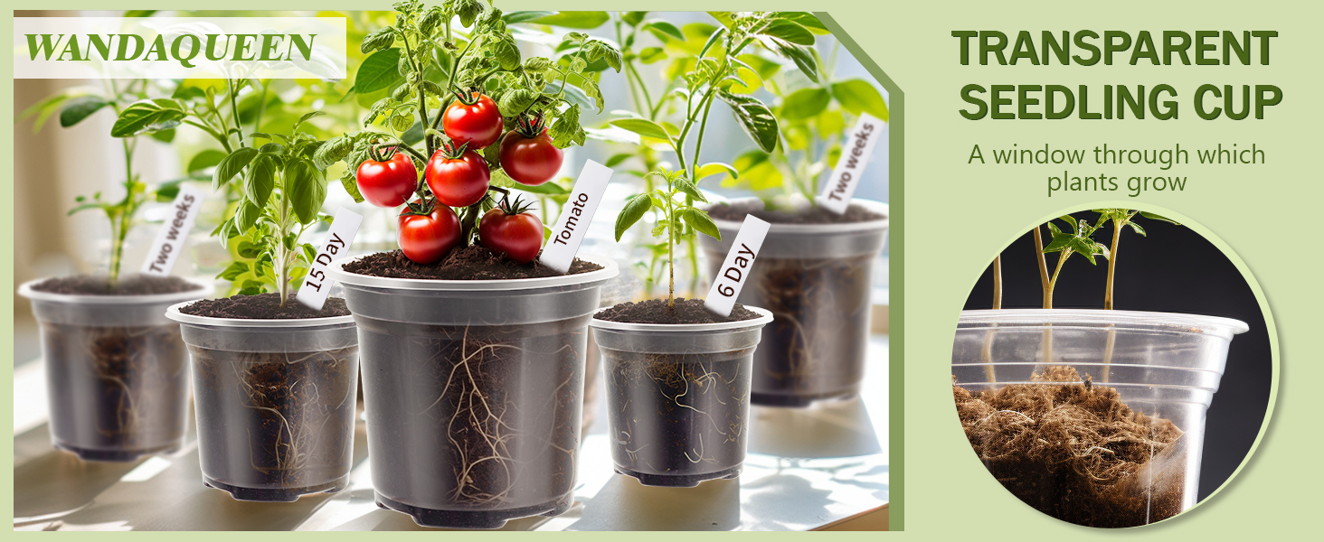 nursery pots pots for plants seedling pots planting pots plastic pots for plants seed starter pots