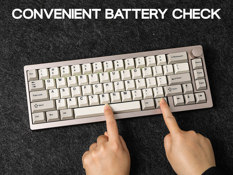 P65 Tri-Mode Wireless QMK/VIA Mechanical Keyboard