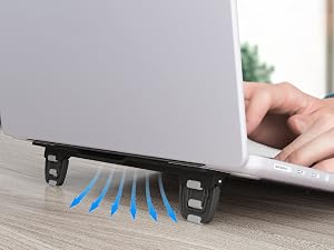 elevador de teclado inclinable ajustable para escritura ergonómica