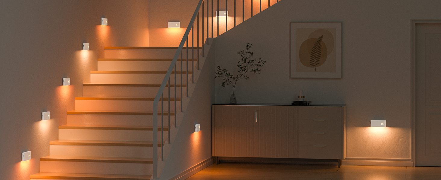 RGB motion sensor night light