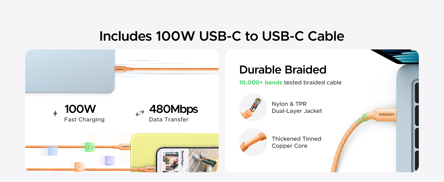 UGREEN NEXODE AIR 65w USB C CHARGER BLOCK