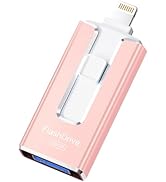 MFi Certified 256GB Flash Drive for iPhone iPad, Photo Stick for External Memory Storage, Easily ...