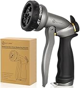 AUTOMAN Garden Hose Nozzle - 7 Patterns Sprayer, 100% Metal High Pressure Spray Nozzle, Labor-Sav...