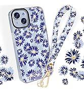 UKON Phone Lanyard with Print Phone Case Set Leather Phone Wrist Strap IMD Process Phone Case Set...
