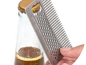 AhfuLife Metal Hair&Beard Comb