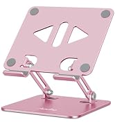 Aoviho Tablet Stand Holder for Desk, Adjustable Desktop Tablet Holder, Foldable Aluminum Tablet M...