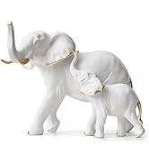 XINXUAN Elephant Statues Home Decor, Elephant Decor Brings Good Luck, Bookshelf Decor, Living Roo...
