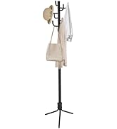 fusehome Standing Coat Rack, Metal Coat Rack Freestanding with 9 Hooks, Coat Tree, Modern Coat Ha...