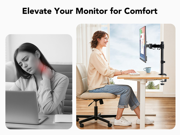 single monitor arm
