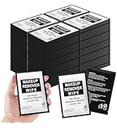 FAOEHN Makeup Remover Wipes Individually Wrapped Pack of 30,Avocado Scent 7x7.9 inch Black Travel...