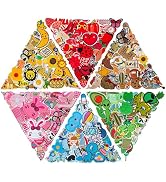 CXWLJL 80PCS Random Assorted Styles Embroidered Patches, Bright Colors, Sew/Iron on Applique Patc...