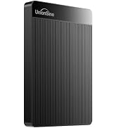 UnionSine 500GB Ultra Slim Portable External Hard Drive HDD-USB 3.0 | for PC, Mac, Laptop, PS4, X...